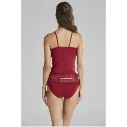 Kadın Dantelli Penye Atlet Külot / Kaşkorse Set - 365