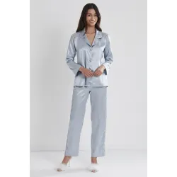 Kadın Pijama Takımı Saten Dantelli Senza Store 1438