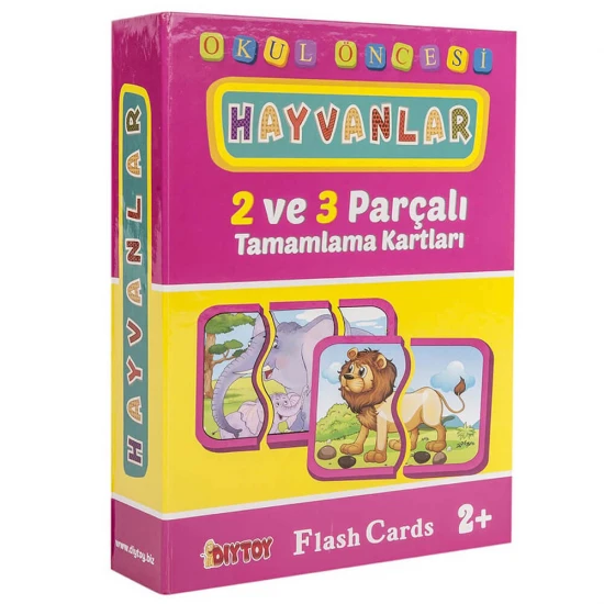 DIYTOY / EĞİTİCİ FLASH CARD BOOK HAYVANLAR TAMAML DIYTOY / EĞİTİCİ FLASH CARD BOOK HAYVANLAR TAMAML