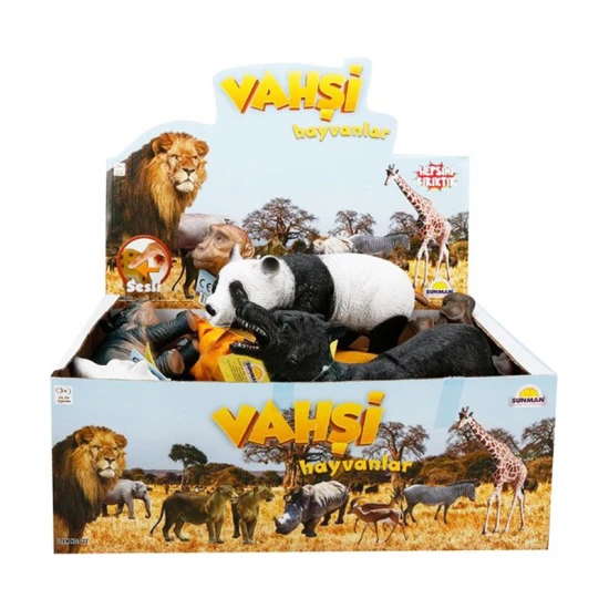SUNMAN 0000725 VAHŞİ HAYVANLAR FOAM SESLİ 27 CM SUNMAN 0000725 VAHŞİ HAYVANLAR FOAM SESLİ 27 CM
