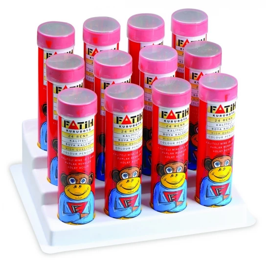 FATİH 33224 KURU BOYA 24 RENK METAL TÜPLÜ FATİH 33224 KURU BOYA 24 RENK METAL TÜPLÜ