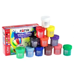 FATİH 50420 GUAJ BOYA 12 RENK 12*25:300 GR