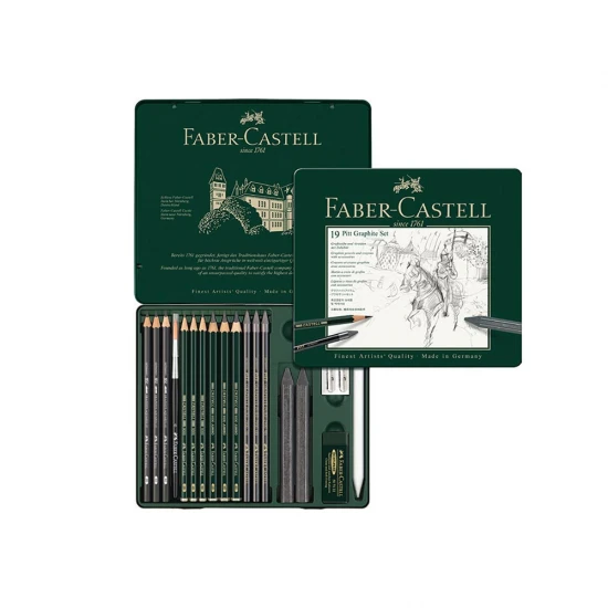 FABER PİTT GRAFİT SETİ 112973 FABER PİTT GRAFİT SETİ 112973