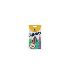 ADEL JUMBO ÜÇGEN BOYA KALEMİ 12 RENK TAMBOY 510111