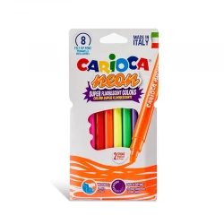 CARİOCA 42785 NEON YIKANABİLİR KEÇELİ KALEM 8Lİ