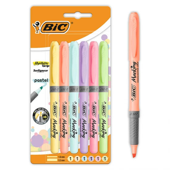 BİC FOSFORLU KALEM 6LI PASTEL 994379-992561 BİC FOSFORLU KALEM 6LI PASTEL 994379-992561