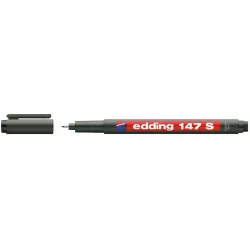 EDDİNG ASETAT KALEMİ 147-01 S SİLGİLİ SİYAH