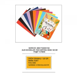 ALEX FON KARTONU 25X35 10LU PŞT