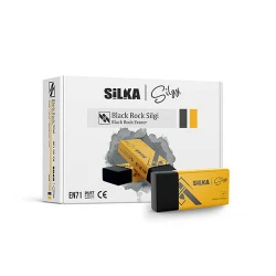 SİLKA BLACK ROCK SİYAH SİLGİ 30LU SG-6