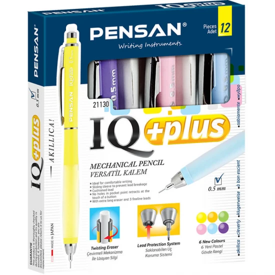 PENSAN 21130 VERSATİL KALEM IQ PLUS 05 mm PENSAN 21130 VERSATİL KALEM IQ PLUS 05 mm