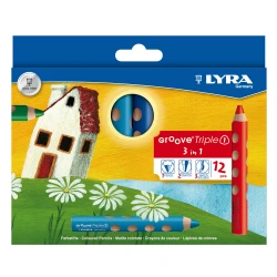 LYRA 3831120 GROVE BOYA KALEMİ  ÜÇGEN 12 Lİ