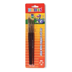 BRONS BR-245 SULUBOYA FIRÇASI 3 LÜ SET 6-8-10