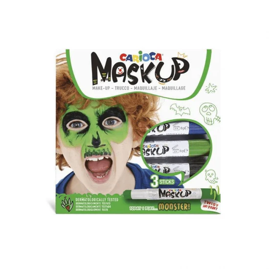 CARİOCA 43051 YÜZ BOYASI 6 GR. 3 RENK MONSTER CARİOCA 43051 YÜZ BOYASI 6 GR. 3 RENK MONSTER