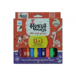 MOPAK 5101 KEÇELİ KALEM SİLİNEBİLİR 11+1 RENK