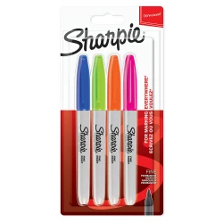 SHARPİE 2065403 FİNE PER.MARKÖR CANLI RENK 4LÜ