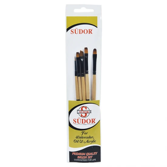SÜDOR SET 15 5Lİ HOBİ FIRÇASI SÜDOR SET 15 5Lİ HOBİ FIRÇASI