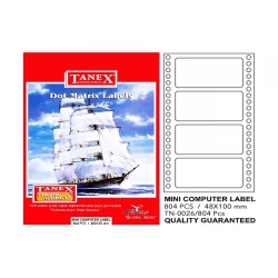 TANEX TN-2610 BİLGİSAYAR ETİKET 48*100 mm