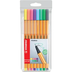 STABİLO POİNT 88 8Lİ PASTEL PAKET 88/8-01