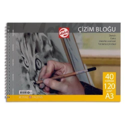TALENS A34000 ÇİZİM BLOGU 120 GR A3 40 YP SPİRALLİ