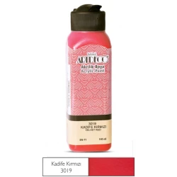 ARTDECO Y-070R-3019 AKRİLİK BOYA 140 ML KADİFE KIRMIZI