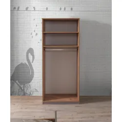 Ekonomik 2 Kapılı Gardırop Elbise Dolabı 80x53x180cm