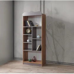 Modern Dekoratif Genç Odası Kitaplık 67x37x171cm