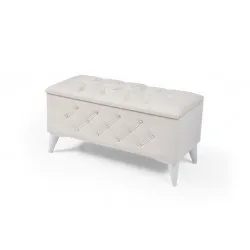 Sandıklı Puf Kapitone Ayak Ucu Oturma Markiz 110cm