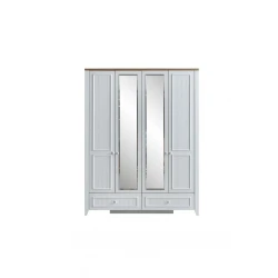 Yalı Modern 4 Kapaklı Aynalı Elbise Dolabı 165*60*211