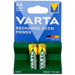 Varta 1.2 Volt - 2600 Mah Ni-Mh R2U Şarjli 2Li̇ Aa Kalem Pi̇l