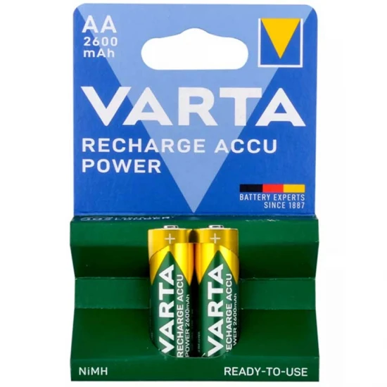 Varta 1.2 Volt - 2600 Mah Ni-Mh R2U Şarjli 2Li̇ Aa Kalem Pi̇l Varta 1.2 Volt - 2600 Mah Ni-Mh R2U Şarjli 2Li̇ Aa Kalem Pi̇l