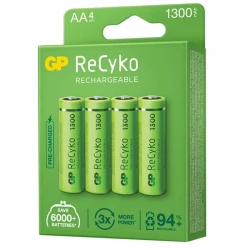 Gp Recyko 1300 Mah Ni-Mh R6 Şarjli Aa 4Lü Kalem Pi̇l