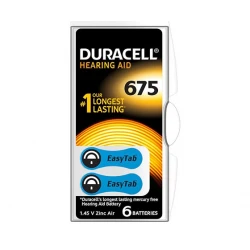 Duracell 675 No Kulaklik Pi̇li̇ (6Li Paket)
