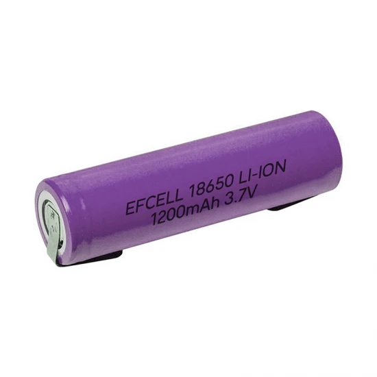 Efcell 18650 3.7 Volt 1200 Mah Li̇thium Li-Ion Puntali Mavi̇ Pi̇l (Başliksiz Puntali) Efcell 18650 3.7 Volt 1200 Mah Li̇thium Li-Ion Puntali Mavi̇ Pi̇l (Başliksiz Puntali)