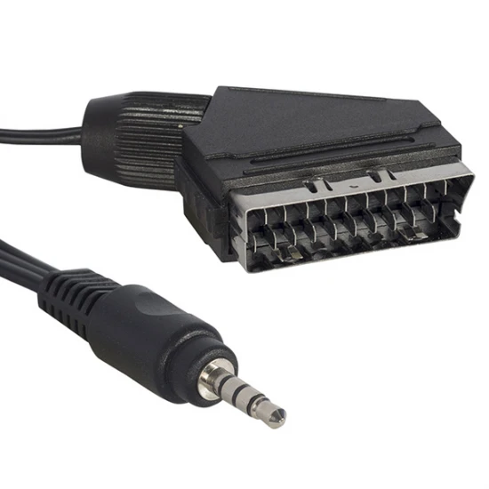 Elektromer 3.5 Mm Stereo Erkek/Scart Kablo 1.2 Metre Kisa Jack Uydu Alicisi Av Kablo (Ti̇vi̇bular İçi̇n) Elektromer 3.5 Mm Stereo Erkek/Scart Kablo 1.2 Metre Kisa Jack Uydu Alicisi Av Kablo (Ti̇vi̇bular İçi̇n)