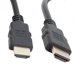 Powermaster Plasti̇k Düz Si̇yah 30 Cm Poşetli̇ Hdmi Kablo