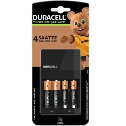 Duracell Cef-14 Hizli Pi̇l Şarj Ci̇hazi (Pi̇lli̇)(Aa- Aaa)(2 Adet X750 Ma Aaa + 2 Adet X1300 Ma Aa Pi̇l)
