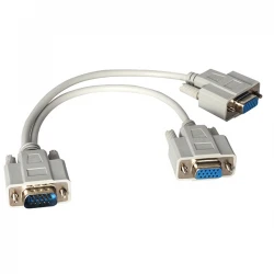 Powermaster Pm-1557 1 X Vga Erkek / 2 X Vga Di̇şi̇ 30 Cm Vga Çatal Kablo
