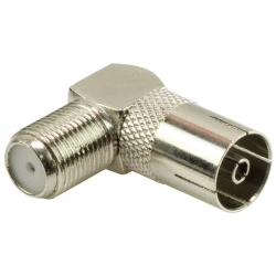 Powermaster F Konnektör Di̇şi̇/60 Ohm Di̇şi̇ L Ti̇p Çevi̇ri̇ci̇