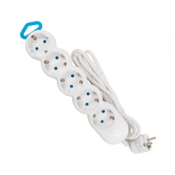 Vea Ve-2S5N 5Li̇ Beyaz 1.5 Metre Kablolu Grup Pri̇z