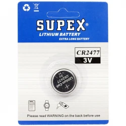 Supex Cr2477 3 Volt Li̇tyum Pi̇l (Tekli̇)