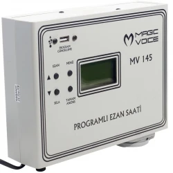 Magicvoice Mv-145 3 Hocali Programli Duvar Ti̇pi̇ Ezan Saati̇