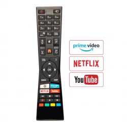 Weko Kl Vestel Rc A2 43100P - Jvc Rm-C3337 Netflix-Youtube-Pri̇me Vi̇deo Tuşlu Yazisiz Lcd Led Tv Kumanda (Rc0360/01)