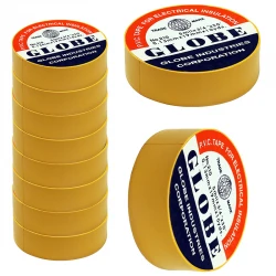Globe 0.13Mmx19 Mm Sari İzole Bant (10Lu Paket)