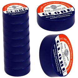Globe 0.13Mmx19 Mm Laci̇vert İzole Bant (10Lu Paket)