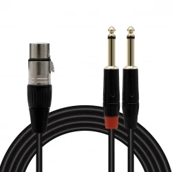 Magi̇cvoi̇ce Ld369A Canon Erkek + 6.3 Mm Mono Erkek 3 Metre Kablo