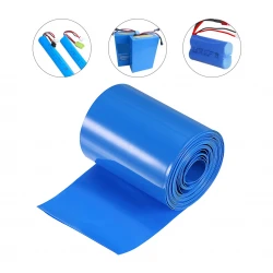1 Mt Pvc Isi Borusu Mavi̇ Shrink 500 Mm 18650 Pi̇l Yalitim Isi Büzülme Kablo Kilifi