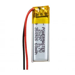 Powermaster 350926 3.7 Volt 60 Mah Li̇tyum Poli̇mer Pi̇l