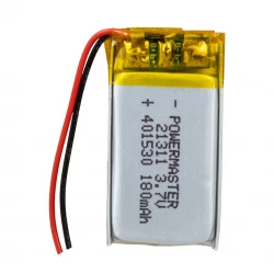 Powermaster 401530 3.7 Volt 180 Mah Li̇tyum Poli̇mer Pi̇l