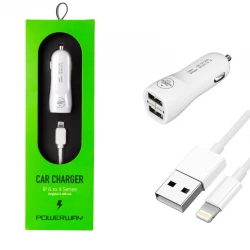 Powerway X3 3.1 Amper Iphone Araç Çakmaklik Şarj Aleti̇
