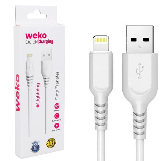 Weko Wk-22019 Usb To Lightning 1 Mt Şarj Kablosu Kutulu (No:5) Weko Wk-22019 Usb To Lightning 1 Mt Şarj Kablosu Kutulu (No:5)